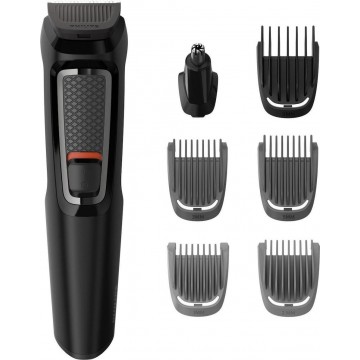 Philips Multigroom Series 3000 Σετ Επαναφορτιζόμενης Κουρευτικής Μηχανής Μαύρο MG3720/15